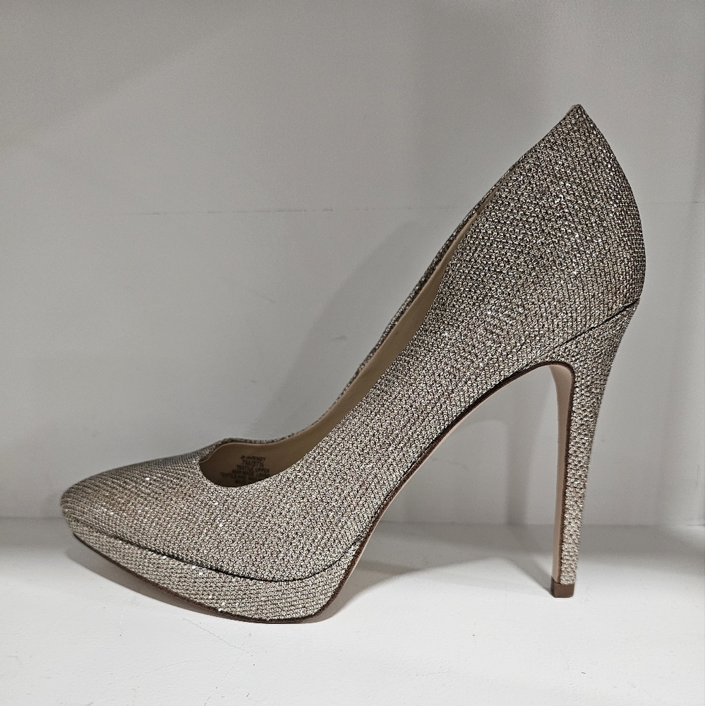 jessica simpson JP Avrindy sparkly  pump platform  heels  new